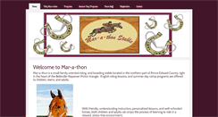 Desktop Screenshot of marathonstable.ca